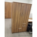 Hon Walnut 2 Door Wardrobe 3 Drawer File Storage Tower Cabinet